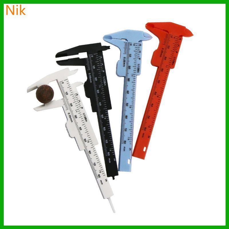 บ.น.ค.ศ. Vernier Caliper 0-80mm Vernier Calipers ไมโครมิเตอร์เหล็ก Vernier Calipe ทนทาน