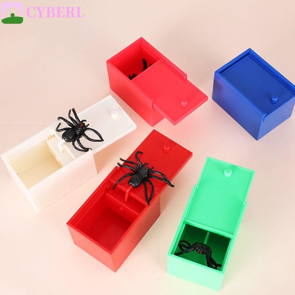 CYBERLINX Scare Toy Box, Funny Play Spider Box, Surprising Box Trick ที่น่าสนใจ Surprising Prank Toy