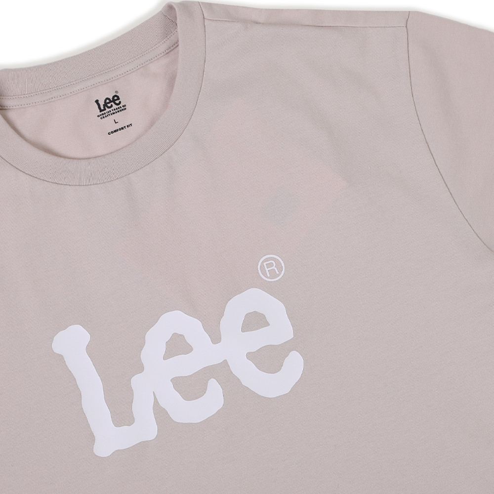 LEE เสื้อยืดแขนสั้นผู้ชาย Comfort รุ่น LE F125MTSSF02 สีเบจ - รูปที่ 2