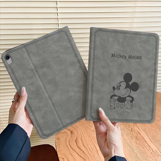 🔥24ชั่วโมงจัดส่ง🔥เคสiPad Air7/6 13 Pro13 2024 Gen11 Gen8/9 Air5 mini7 รุ่นตัวละครน่ารัก ผิวสีเทา ป้องกันแรงกระแทกดี