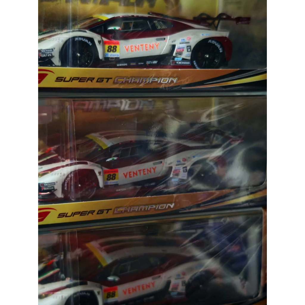 1: 43 VENTENNY Lamborghini super gt GT3 2024 GT300 Championship Car รุ่น 43SGT2024C3 Spark