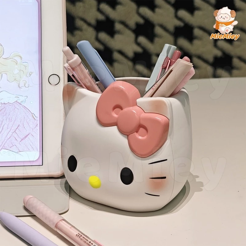 ที่ใส่ปากกาตั้งโต๊ะ การ์ตูนสุดน่ารัก ดีไซน์คิ้วท์สไตล์แมว ตั้งโต๊ะได้สวย จัดระเบียบโต๊ะเรียน โต๊ะทำงาน thumbnail 4