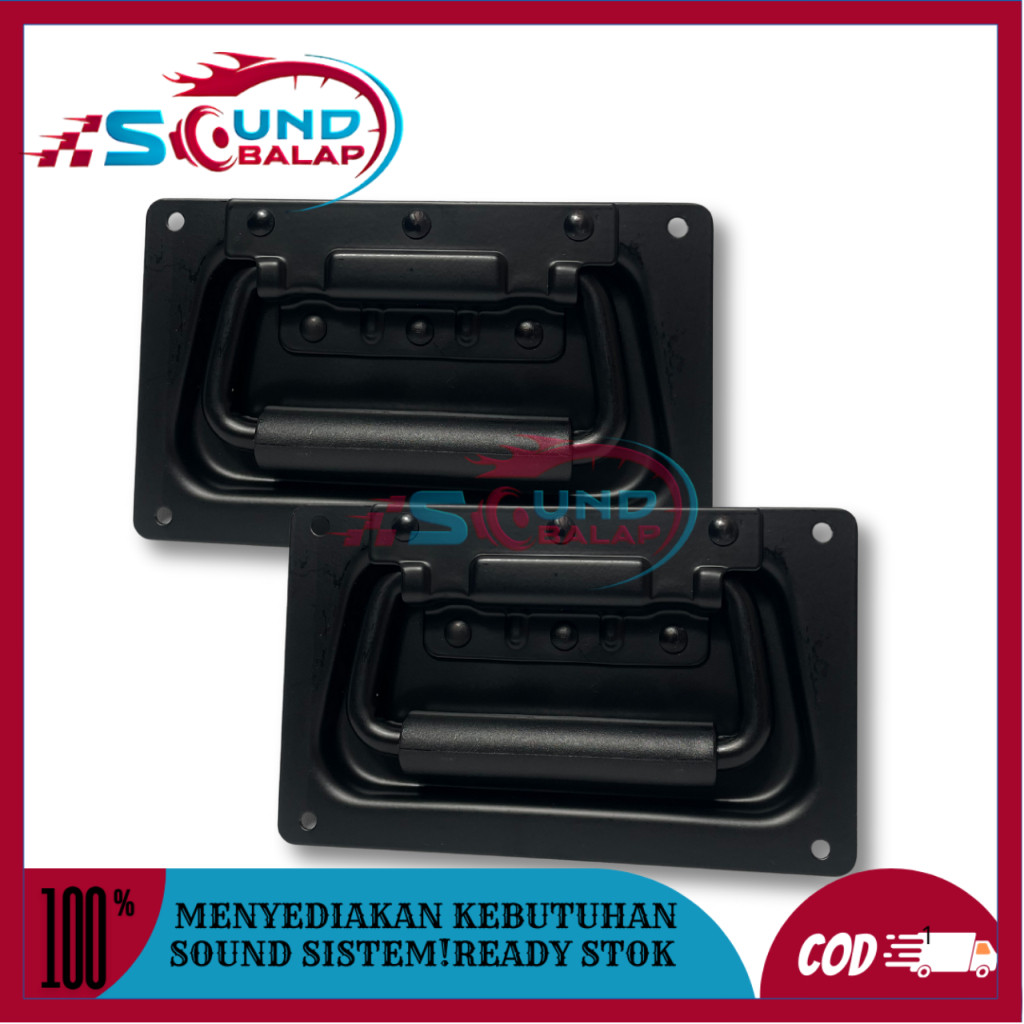 HANDLE HARDCASE BOX SPEAKER IRON TA - 165 สีดํา