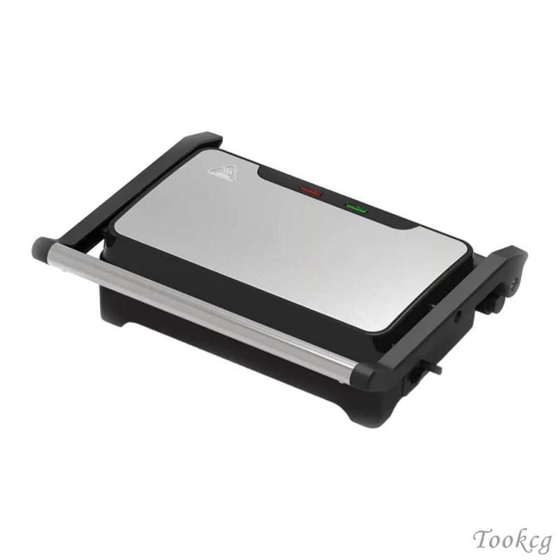 [Tookcg] Panini Press Grill เครื่องทําอาหารเช้าขนาดกะทัดรัดสําหรับอาหารเช้าของว่างแซนวิช