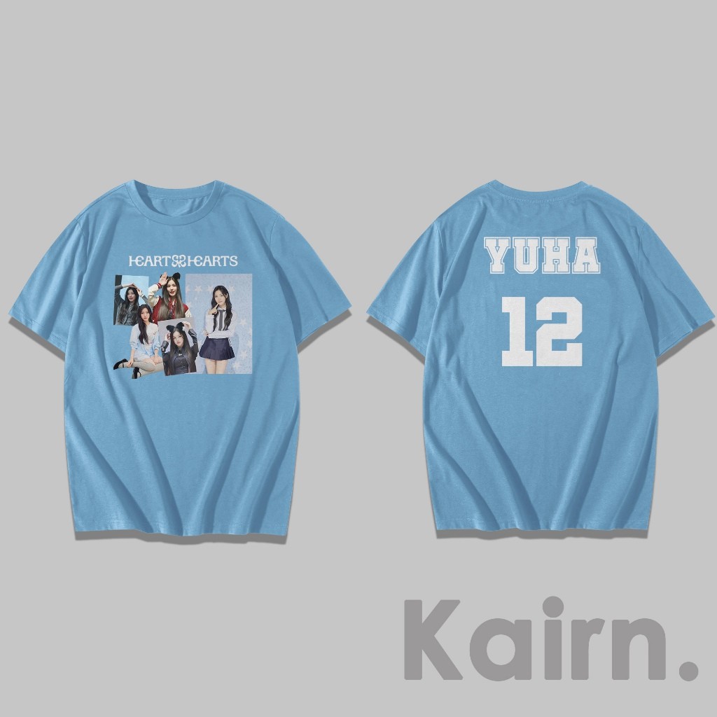 เสื้อยืด YUHA Hearts2Hearts / เสื้อยืด Hearts 2 Hearts / เสื้อยืด Kpop / แฟน ๆmerch