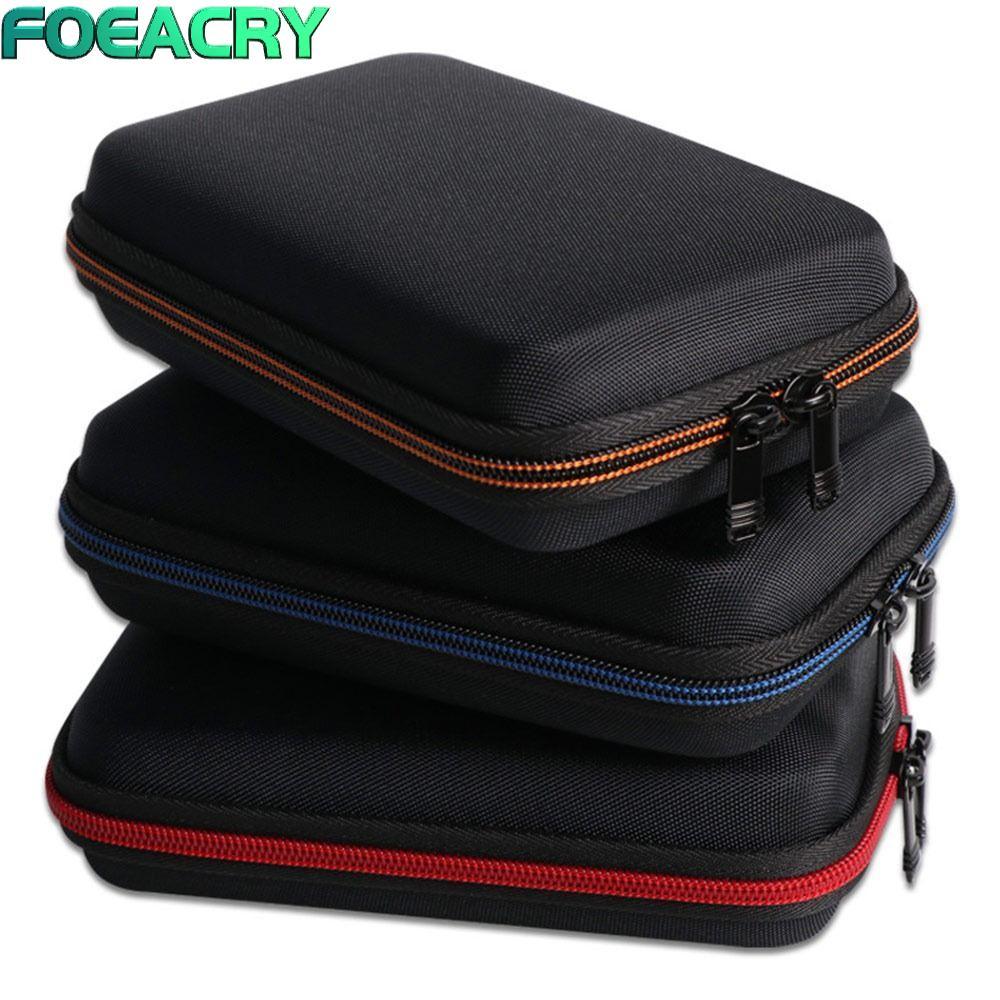 FOEACRY กระเป๋าถือ,กระเป๋ากันน้ํากันกระแทก,กระเป๋าถือ EVA แบบแข็งแบบพกพาสําหรับอุปกรณ์เสริมเกม 3DS/3