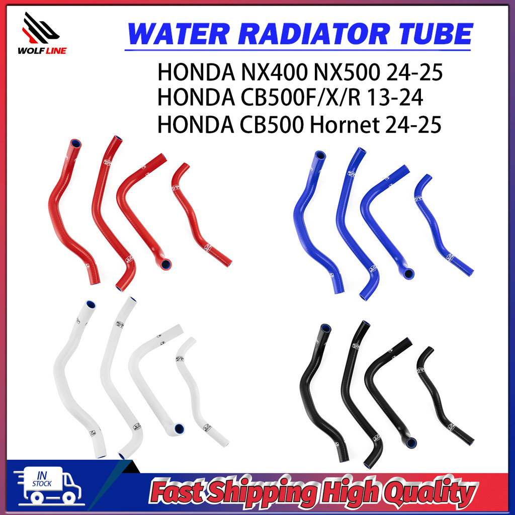 สําหรับ HONDA NX400 NX500 2024-2025 CB500F/X/R 13-24 CB500 Hornet 24-25 รถจักรยานยนต์ 4PCS ซิลิโคนหม