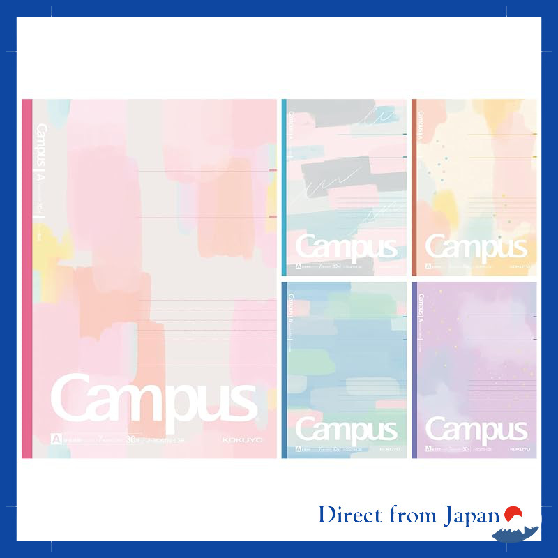 Kokuyo Campus B5 Dot A Rule Notebook Limited Acrylic Palette 5 Color Pack No. 3CATN-L38X5
