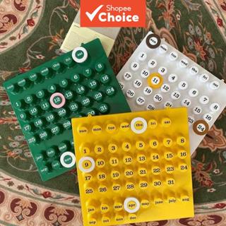 Minimalist Creative DIY แหวนปฏิทินถาวรตกแต่งอะคริลิค Retro ป…
