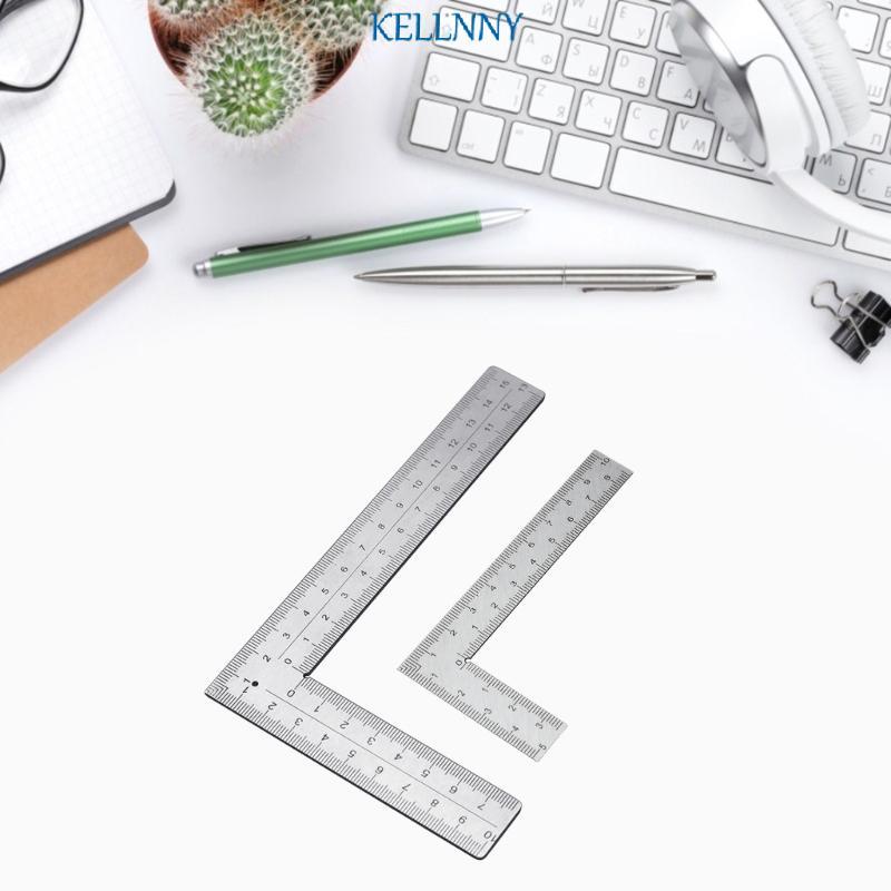 Kelln Double side Right Slope Rulers Framing Square Rulers Steel L Shape Rule