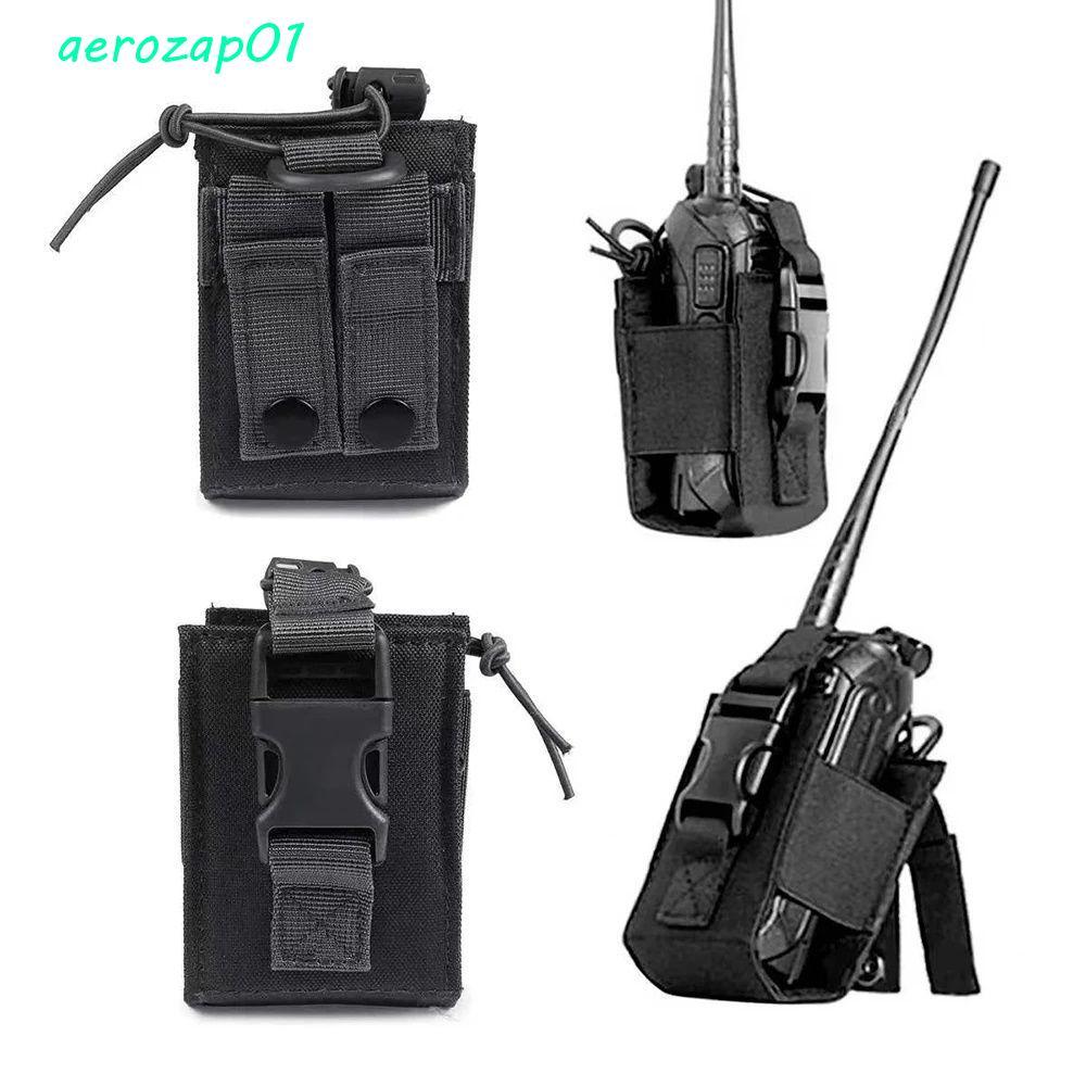 AEROZAP Walkie Talkie Molle จี้พร้อมซองใส่ Interphone และกระเป๋าเก็บอุปกรณ์