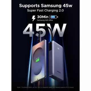 UGREEN Power Bank แบตสำรอง 20000mAh แบบพกพาชาร์จเร็ว PD 45W Fast Charging รุ่น 55988B