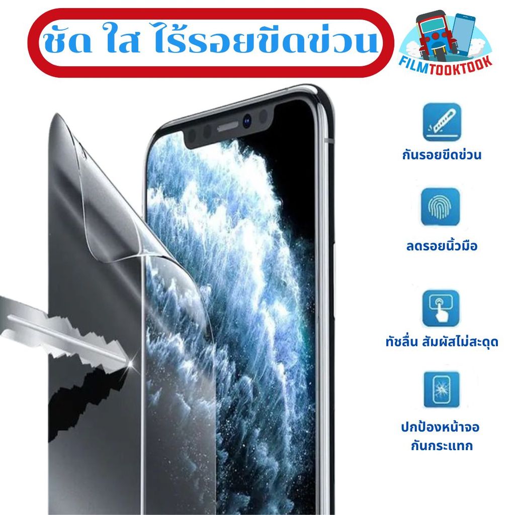 ฟิล์มกันรอยไฮโดรเจล Infinix รุ่น GT 30 Pro, GT 20 Pro, Hot 12,Hot 12i,Hot 12 Play,Hot 20,Hot 20i,Hot 20s, Hot 30,Hot 30i - รูปที่ 4