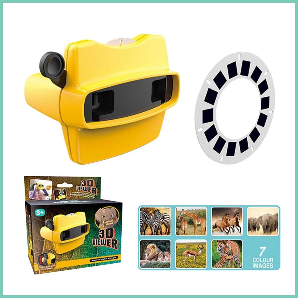 3D Viewer 3D Retro สไลด์ของเล่นเพื่อการศึกษาจอแสดงผลทันที STEM Viewer ของเล่นสําหรับเด็กผู้ใหญ่ชายหญ