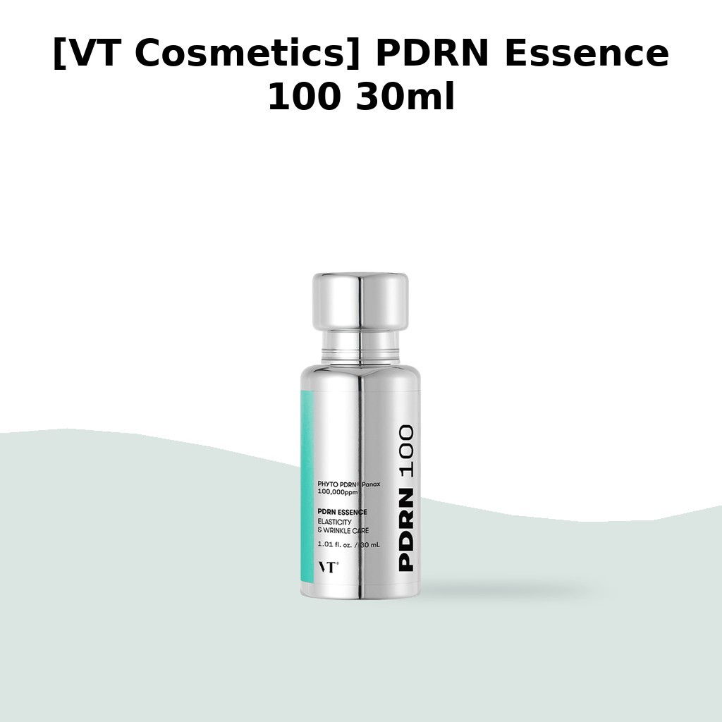 [VT Cosmetics] PDRN Essence 100 30ml / Korean Essence / Youthful Glow / ของแท้ 100% โดย AroundHQ