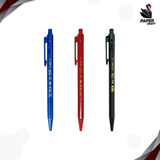 TEX (เท็กซ์) ปากกาลูกลื่น ปากกา รุ่น MC228 ด้ามทึบ หมึกน้ำเงิน / แดง / ดำ ขนาด 1.0 mm. ( 50 ด้าม / กระบอก )