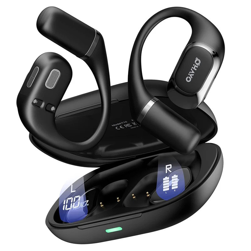 Ohayo หูฟังเปิดหูที่เกี่ยวหูไร้สายบลูทูธ 5.4 หูฟัง IPX6 กันน้ํา Air conduction หูฟังกีฬา TWS พร้อมไม