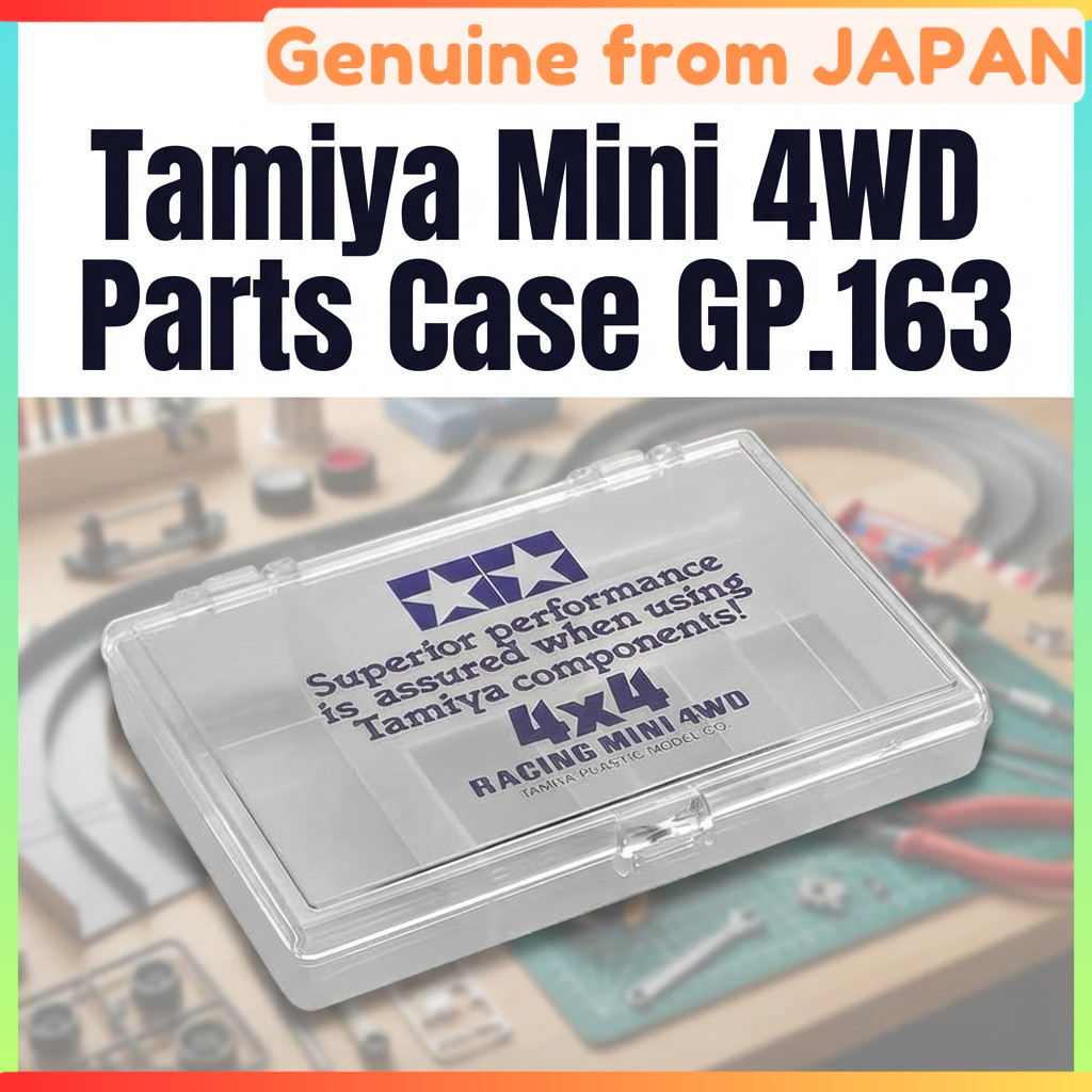 Tamiya Mini 4WD Parts Case GP.163 Organizer Box for Screws & Gears Japan Direct 15163
