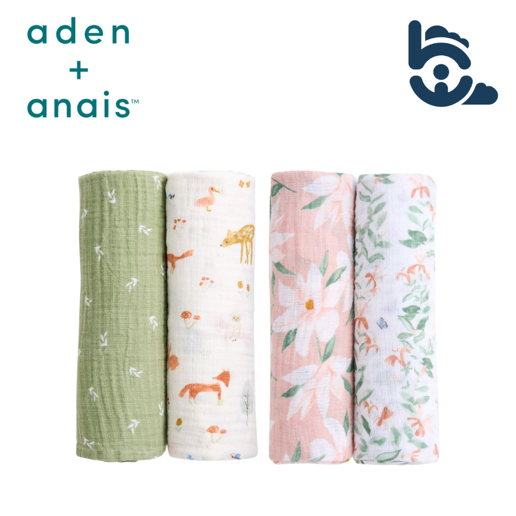 Aden + Anais Essentials Muslin Swaddle (112x112ซม.) - 2 ชิ้น