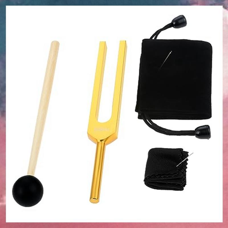 ส้อมจูน 528 Hz ส้อมจูนสีทอง 528 Hz สําหรับ Healing เครื่องดนตรี การทําสมาธิ ผ่อนคลาย