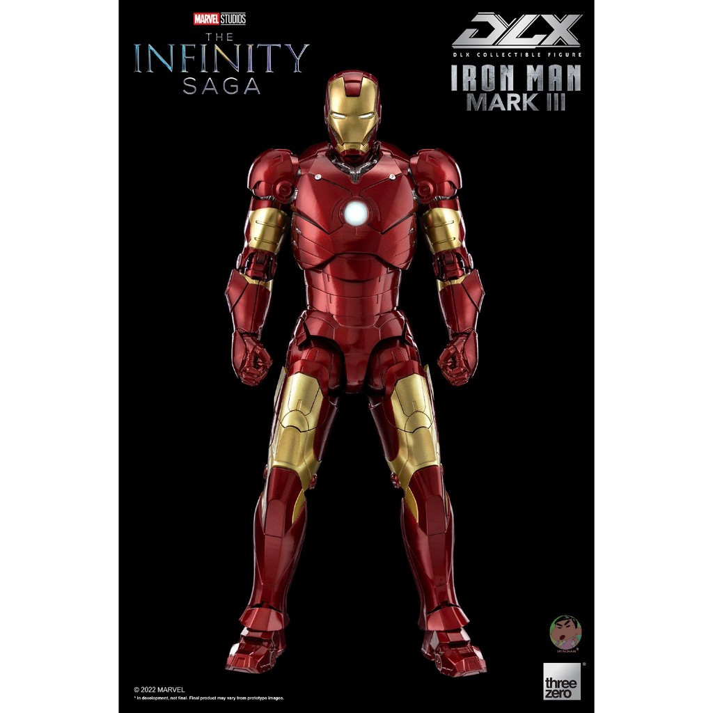 (🔵PRE-ORDER)Threezero Marvel Studios: The Infinity Saga DLX Iron Man Mark 3 Action Figure