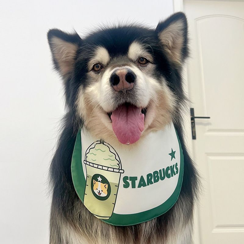 Street Wear Drink Pet Saliva Towel Summer Waterproof Bib Universal for Large Small Dogs
