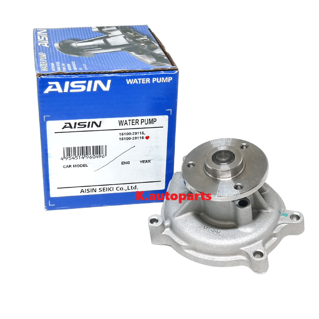 ปั๊มน้ำ TOYOTA AVANZA F651 F652 2011-2015 DAIHATSU K3-VE 1.3 3SZ-VE 1.5 AISIN