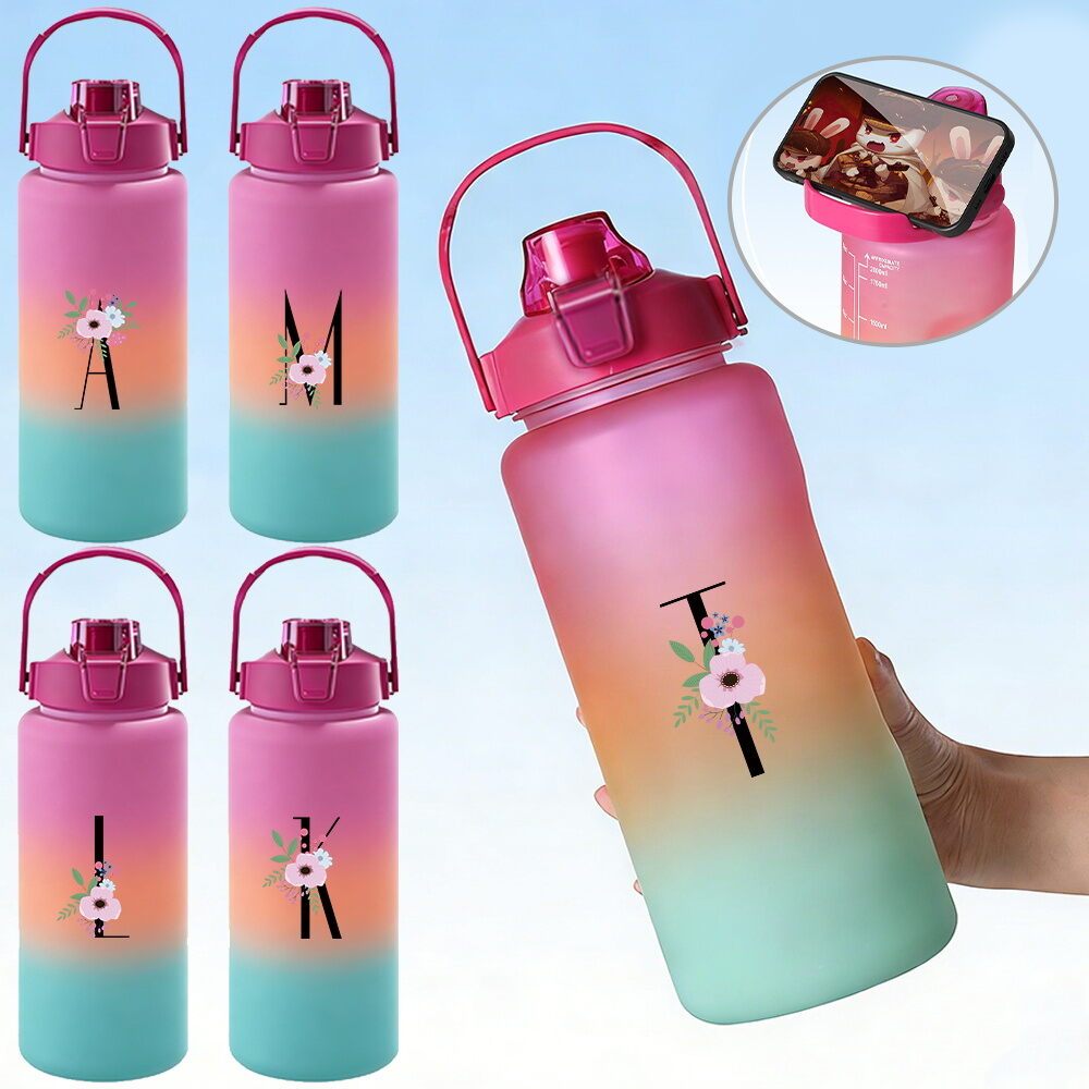 กระบอกน้ำพลาสติก กระบอกน้ำดื่ม 2000ml ทำจากวัสดุPET/ราคาถูก Water Bottle