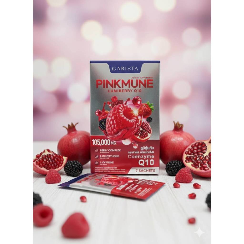 Garista Pinkmune Lumiberry Q10 (การิสต้า พิงค์มูเน่ ลูมิเบอร์รี่ คิวเท็น)