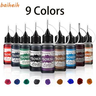 ไป่เหอห์ หมึกสักชั่วคราว, ทําเอง 10มล กึ่งถาวรปลอมหมึกทั่วไป…