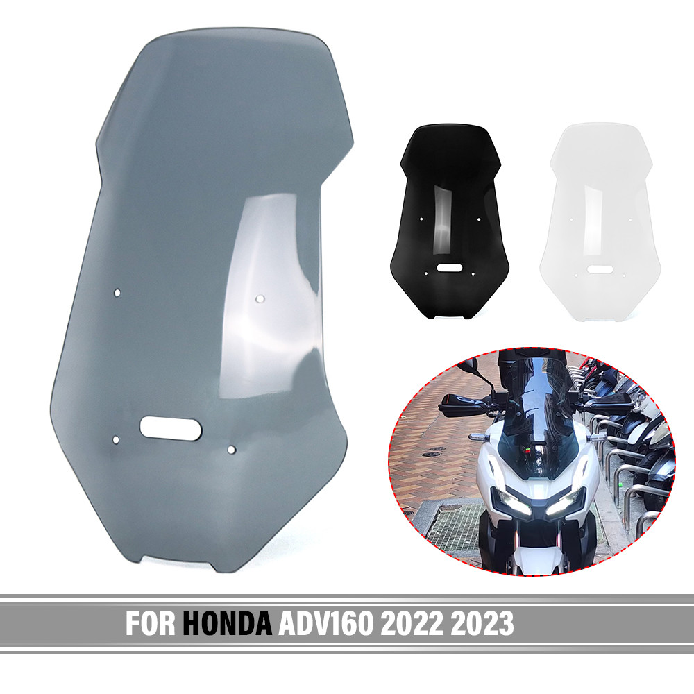 DE รถจักรยานยนต์กีฬาสําหรับการเดินทางอุปกรณ์เสริมVisorกระจกกระจกFitสําหรับHONDAใหม่ADV160 ADV 160 AD
