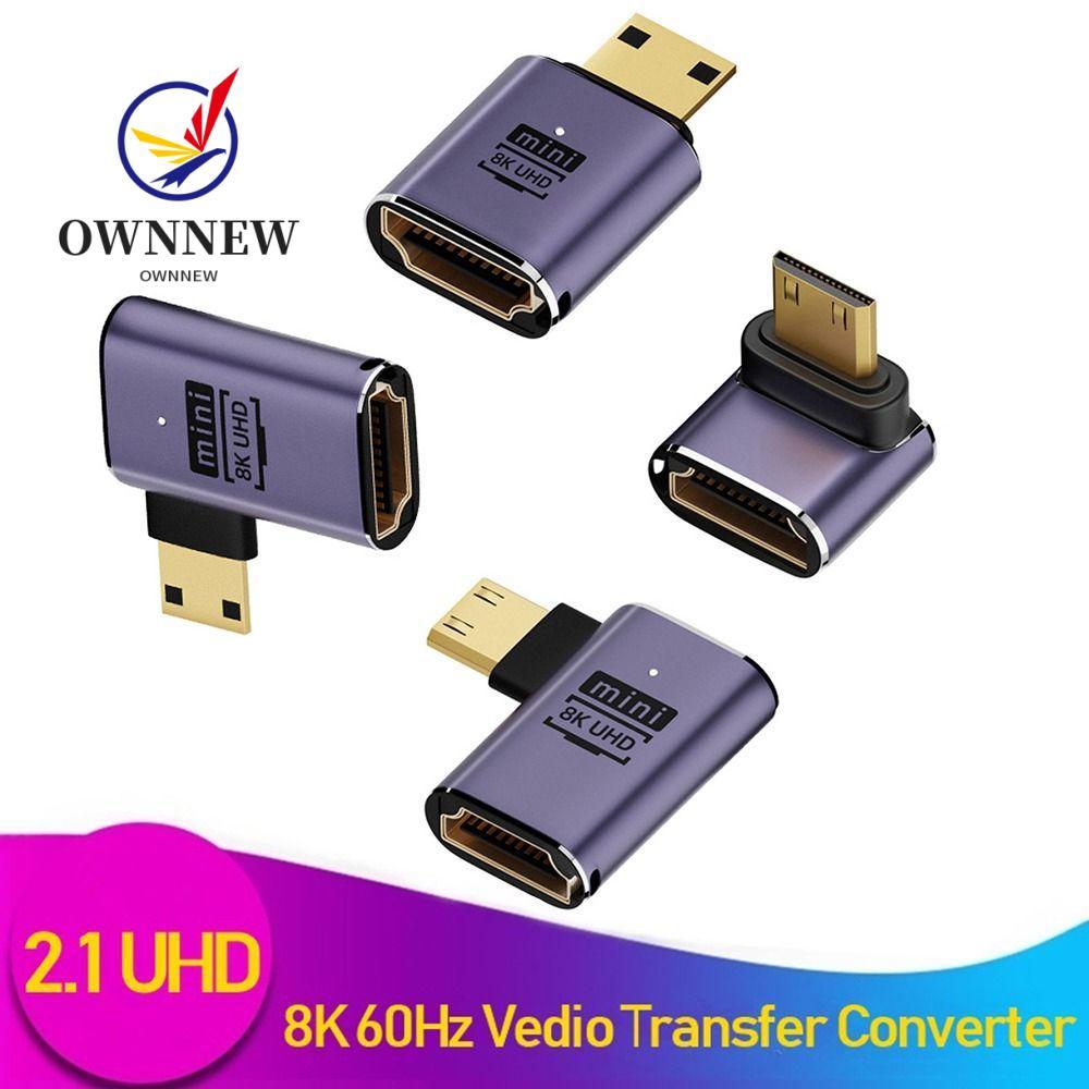 OWNNEW Converter UHD Male to Female Monitor Projector 8K 60HZ