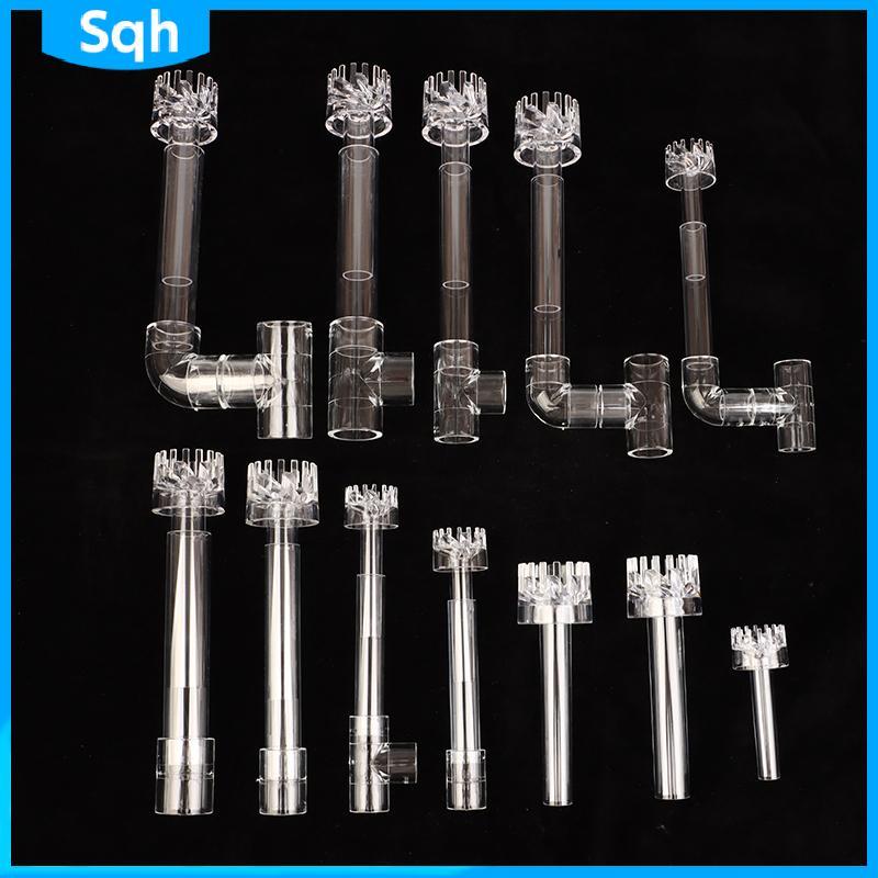 Bri DIY อะคริลิคใส Lily Spin Inflow Outflow ชุดกรองสําหรับ Aquarium Fish Tank ywr