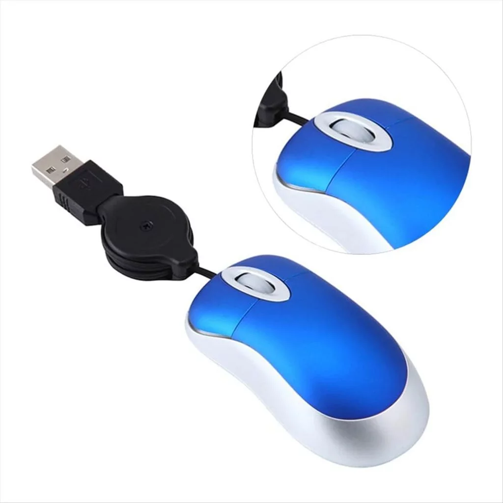 Wayne Stella เมาส์สาย USB แบบพับเก็บได้ thumbnail 9