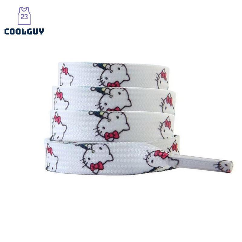 [YLSW] 1 คู่ 80/100/140/160 ซม.น่ารักการ์ตูนเชือกผูกรองเท้าแบนไม่มีความยืดหยุ่นรองเท้าผ้าใบ Laces Casual Thien รองเท้า Laces อุปกรณ์เสริม TH