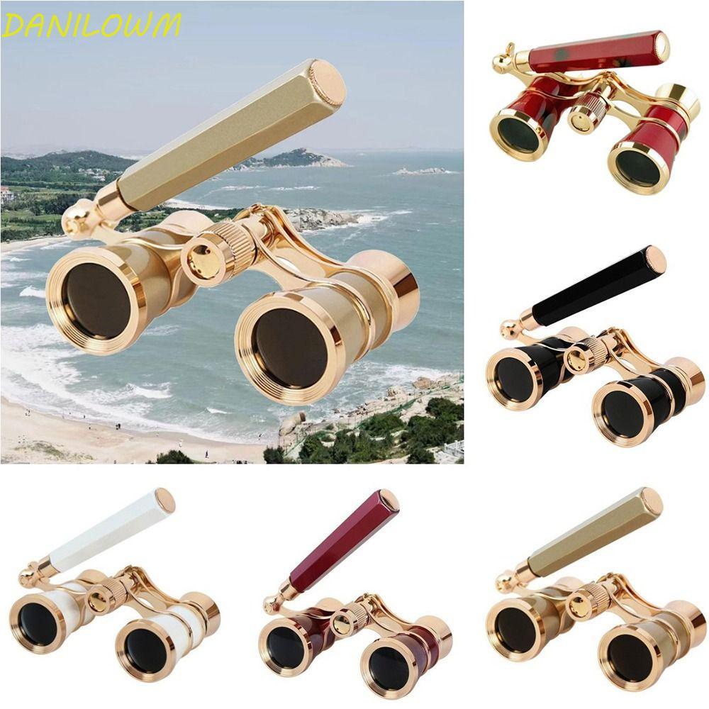 แว่นขยาย Opera Glasses แบบพกพา 3X เลนส์BK9 สำหรับกระเป๋า ส่องทางไกลได้อย่างคมชัด น้ำหนักเบา พับเก็บไ