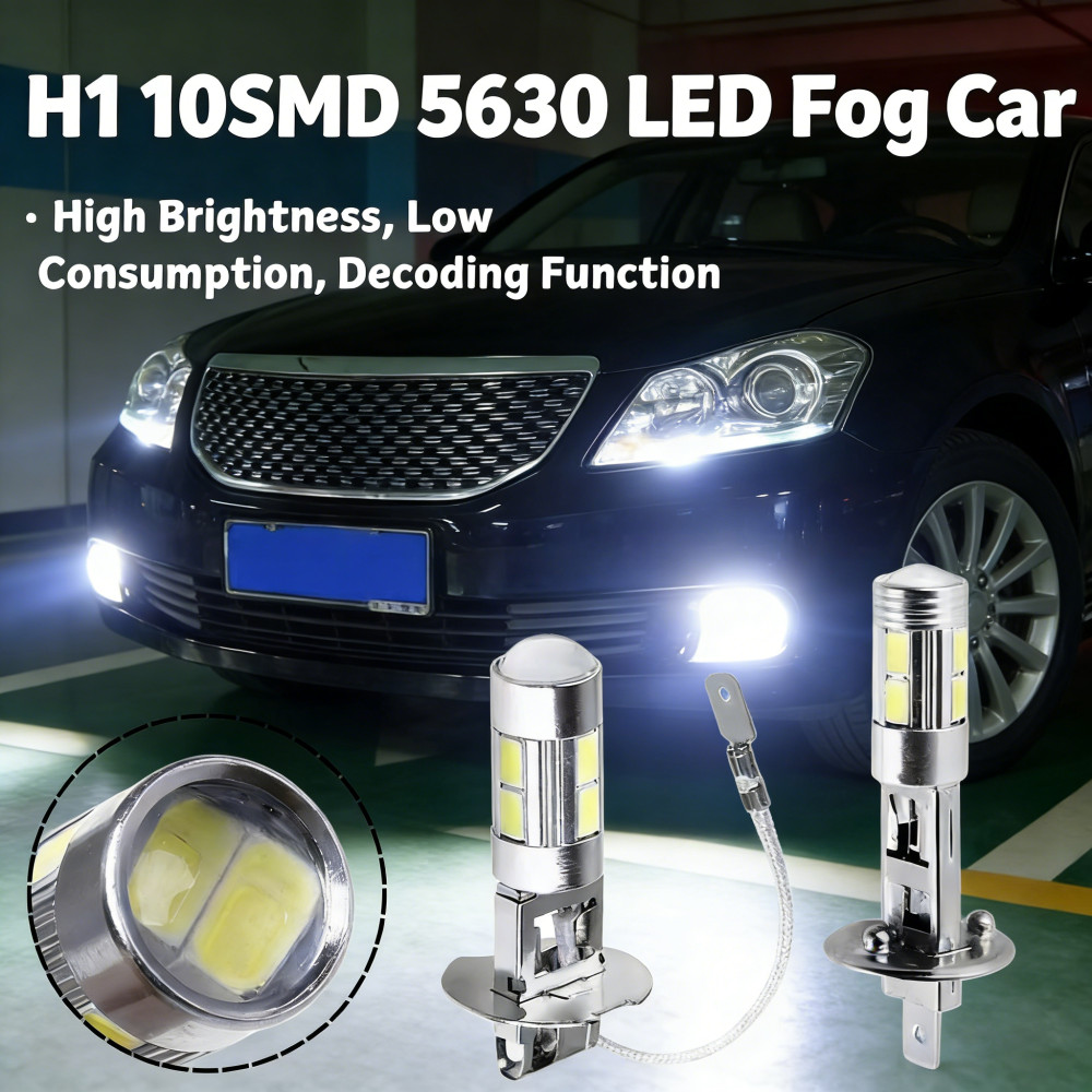 หลอดไฟถอดรหัสหลังคา 10SMD 5630 Brightness Car Fog LED