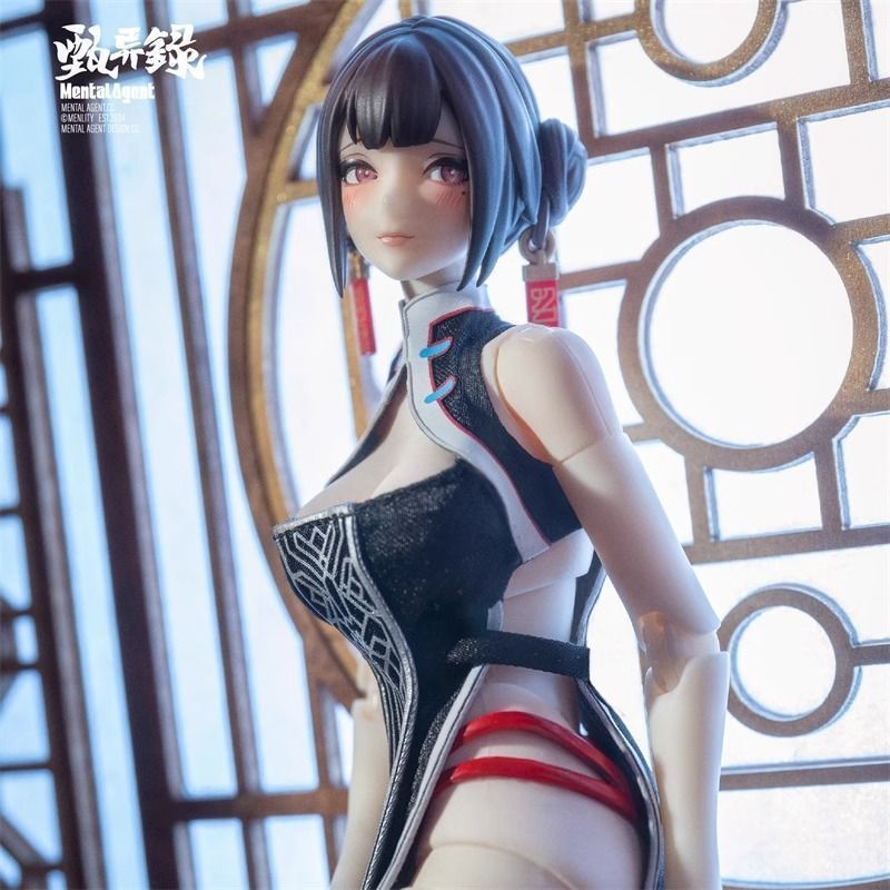 พร้อมสต็อกตัวแทนจิต Zhen Yilu Lin Fengjiao 1/10 Action Figure Machine Girl สินค้าสําเร็จรูปรูป