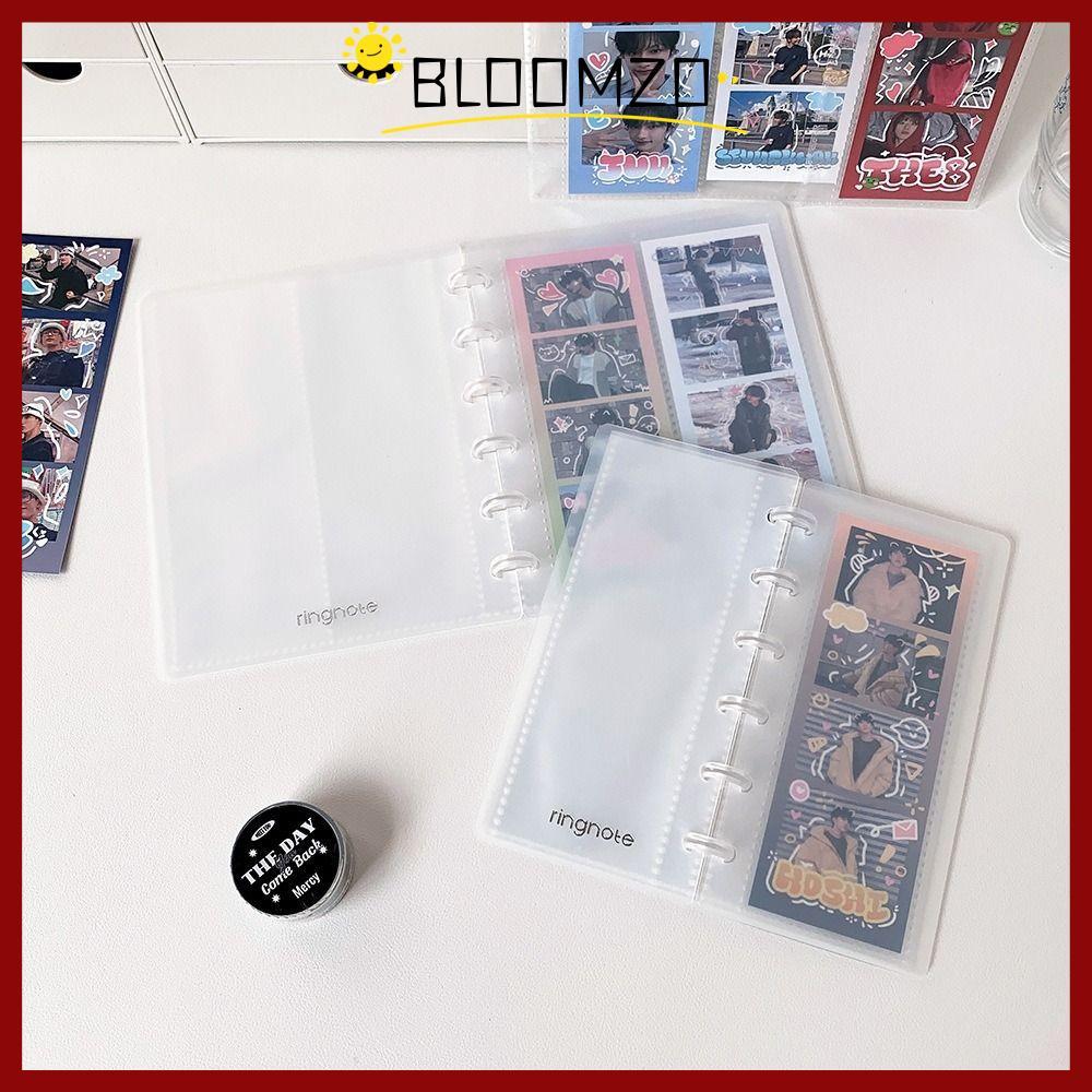 in stock อัลบั้มรูปBLOOMZO, ที่ใส่โฟโต้การ์ดโปร่งใสแนวตั้ง, การ์ดไอดอลหลุมเห็ดหลวมคอลเลกชัน Binder