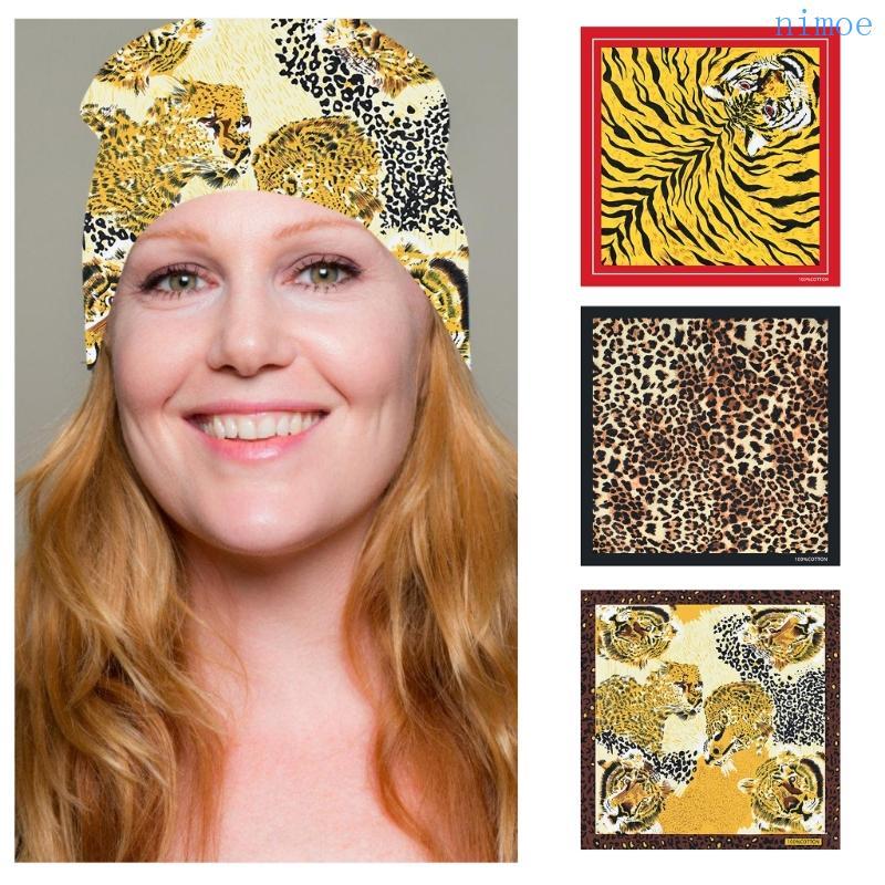Nio 21 Head Wrap Rapper Head Scarf Hair Bandana Smooth Turbans Beast Pattern