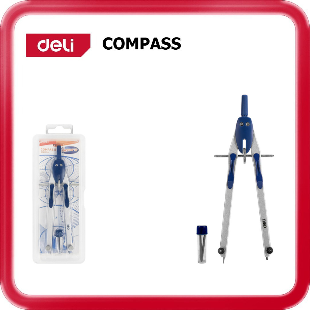 [ DELI ] (DS-G3094) เข็มทิศตั้งค่าเข็มทิศได้ถึง 320 มม. Circle Geometry Drawing Compass