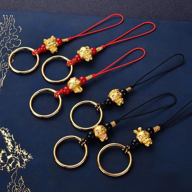 Zodiac โทรศัพท์มือถือจี้ Handmade แหวนหัวเข็มขัด Zodiac Phase Lanyard U Disk จี้จี้ 26.3.8