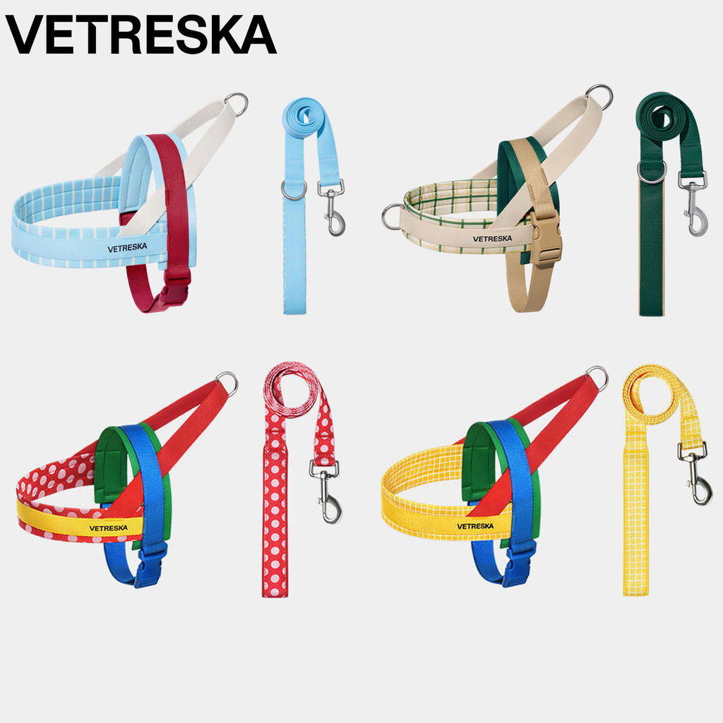 VETRESKA สุนัขสัตว์เลี้ยงสุนัขหลังลากเชือกชุดสูทชุดอย่างรวดเร็วสุนัขขนาดใหญ่และขนาดกลางสุนัขฟางห่วงโซ่สุนัข [QINGXI _ PET]