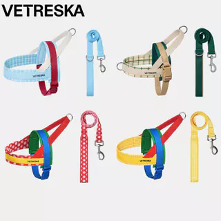 VETRESKA สุนัขสัตว์เลี้ยงสุนัขหลังลากเชือกชุดสูทชุดอย่างรวดเร็วสุนัขขนาดใหญ่และขนาดกลางฟางห่วงโซ่ [QINGXI _ PET]