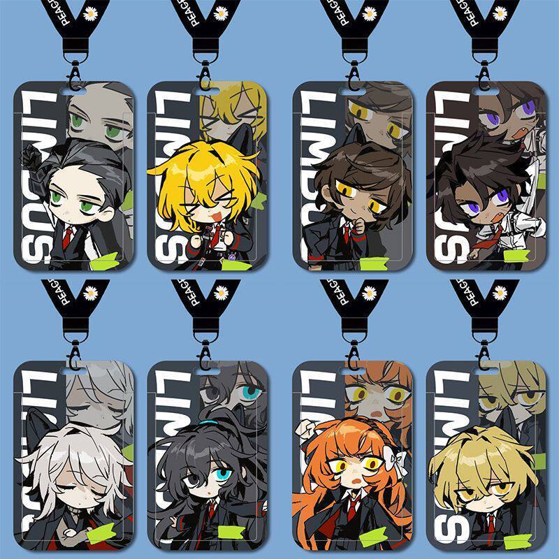 Limbus Company Slide ID Card Holder Faust Don Quixote Meursault Campus Card Bus Card Protective Case