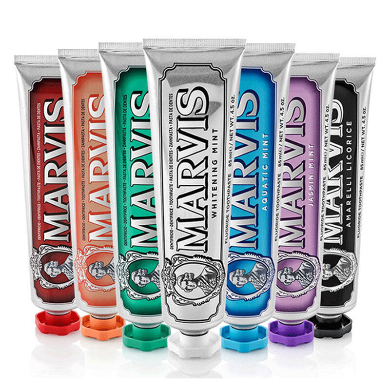 PCml อิตาเลี่ยน Original Marvis ยาสีฟันกําจัดคราบจุลินทรีย์ป้องกันกลิ่นปากทําความสะอาดช่องปากไวท์เทน