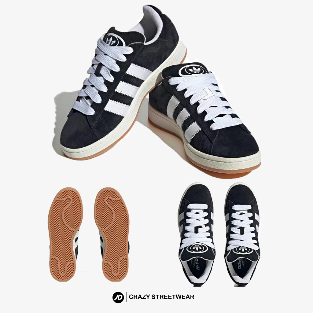 💟แฟชั่นล่าสุด💟adidas originals Campus 00s รองเท้าผ้าใบหุ้มส้นต่ำ แบบยูนิเซ็กส์ HQ8708/HQ8707จัดส่งใน