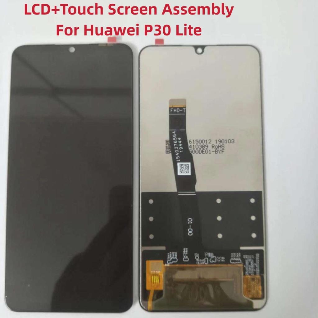 ใหม่ทดสอบหน้าจอสําหรับ HUAWEI P30 Lite จอแสดงผล LCD หน้าจอสัมผัสสําหรับ HUAWEI P30 Lite Nova 4e หน้า
