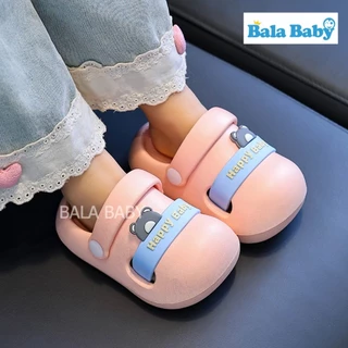 รองเท้าแตะเด็ก รองเท้าหัวโต ลายหมี Happy Baby น่ารัก ใส่สบาย กันลื่น น้ำหนักเบา ใส่ได้ทั้งเด็กชายเด็กหญิง DDX68