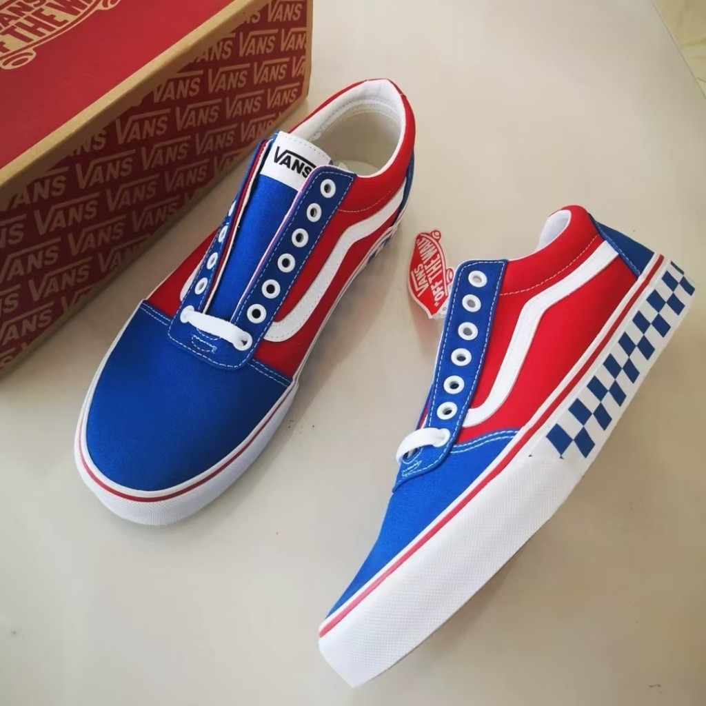 ของแท้ 100%🏆 Vans Style 36 Retro Chec Sneakers kสบาย รองเท้ากีฬา รองเท้าผ้าใบ🚚จัดส่งที่รวดเร็วและฟรี